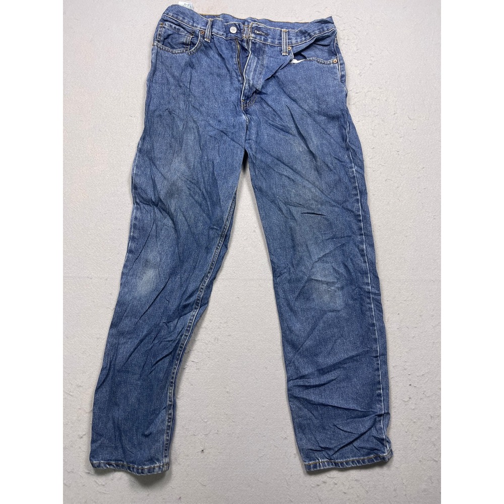 Levi's 550 Relaxed Fit Jeans Mens 33x32 Blue Denim Cotton Good
